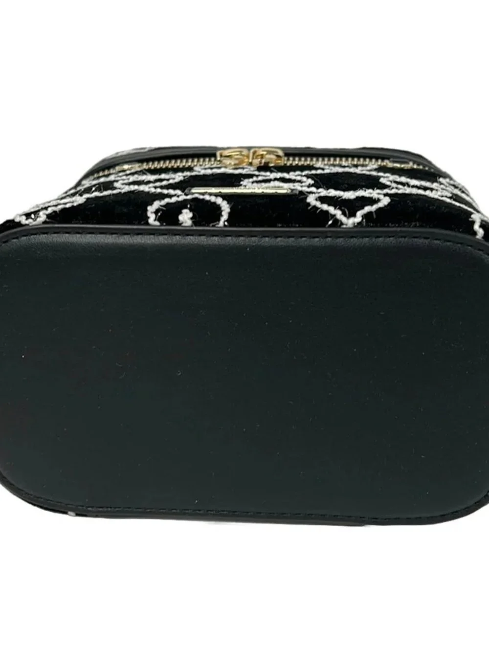 Samantha Vega Kuromi Collection Black White Polyester Vanity Bag